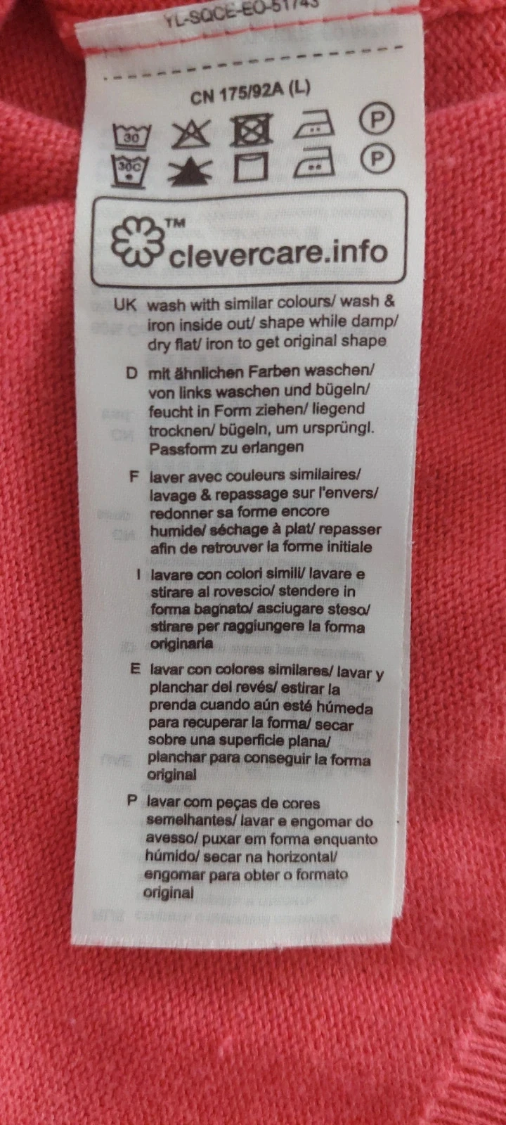 Pull fin en maille Esprit rose corail - Taille L (40) - Excellent état – photo 10